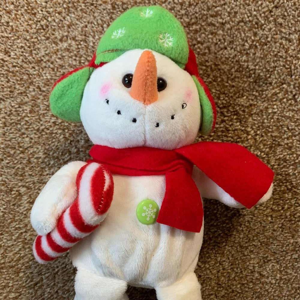 Small plush snowman